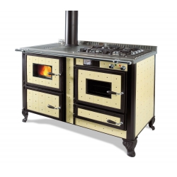 Cuisinière à bois bouilleur Mixte Wekos 120 LGE Rustica