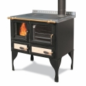 Cuisinière à bois Wekos 80 L / PI rustica vaniglia