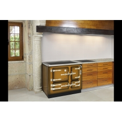 Cuisinière à bois Bio F Brun 100